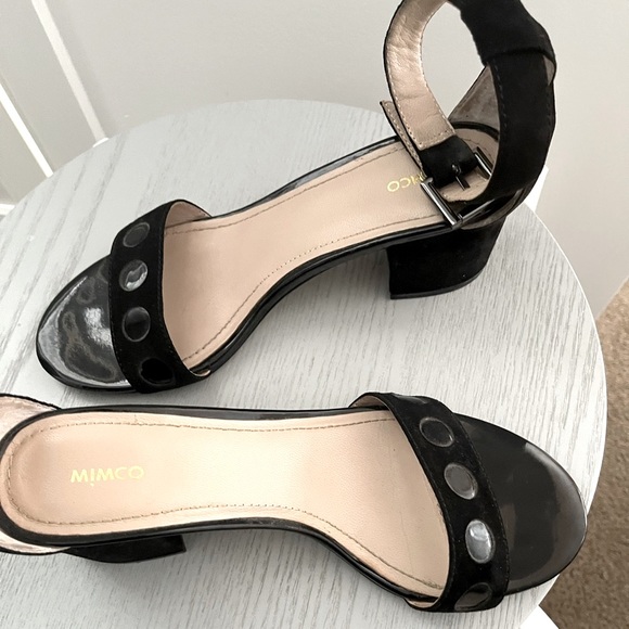 Mimco Black Suede Shoes - Size 37 - Picture 6 of 13